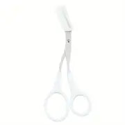 Ensemble de ciseaux et peigne à sourcils