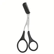Ensemble de ciseaux et peigne à sourcils